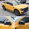 For Ford Ranger 2023 2024 Car Sticker Rearview Side Mirror Cover Wing Cap Exterior Door Rear View Case Trim Carbon Fiber Look