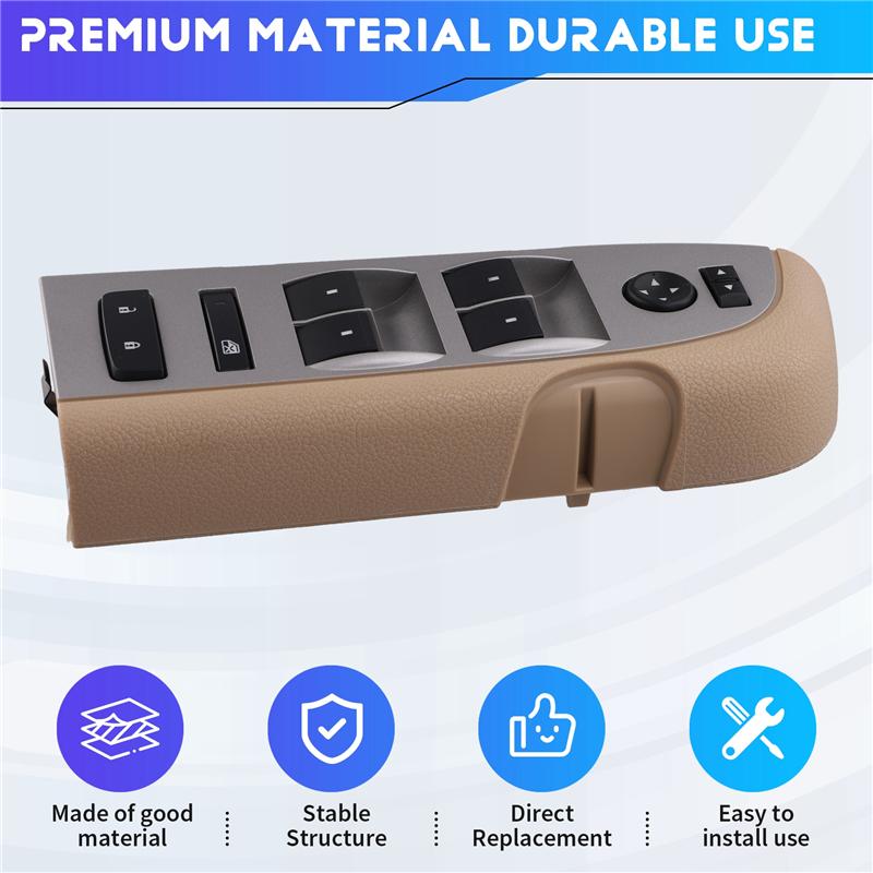 A58X-Car Driver's Front Power Window Switch 22968507 For 10-13 SILVERADO GMC SIERRA