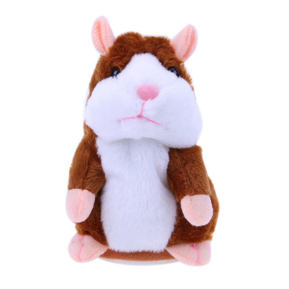 Talking Hamster Plush Toy With Recording Function For Kids Gift And Collectible Use