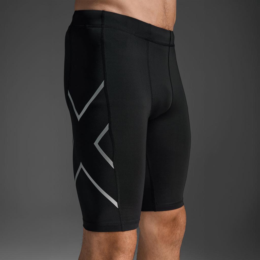 Tutaimjeuyu (Men'S) Core Compression Shorts Black_Ma3851Bblk-Sil