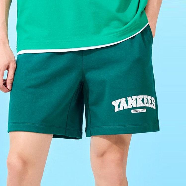 MLB Varsity Logo 5 Piece Shorts NY Letter Print Casual Shorts Unisex 3ASPV0633-50GNP