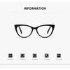 Ladies Trendy Photochromic Myopia Glasses Fashionable Cat Eye Frame Anti Blue Light Eyewear  Stylish Women Minus Sight Glasses