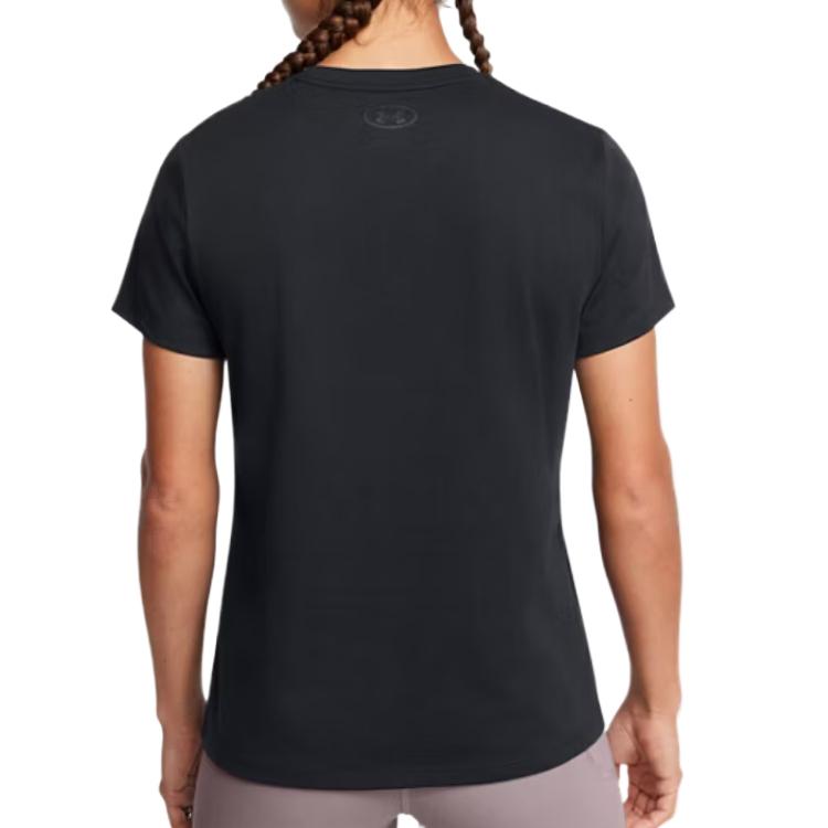Under Armour Comfortable Fashion Versatile Trendy Regular Polo Shirt Women tops Black 1387316-001