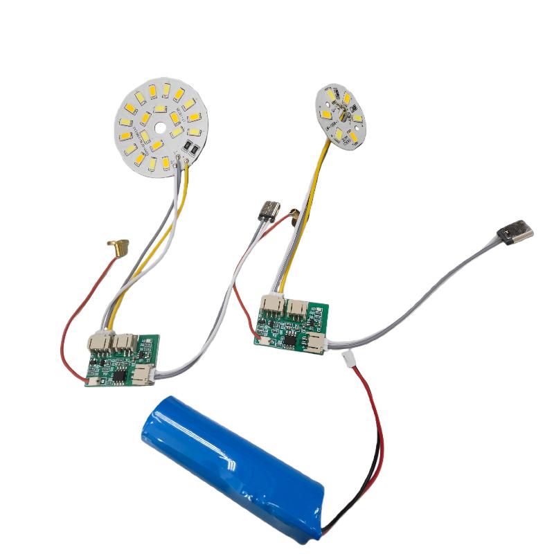 1 Set LED Light Panel Dimming Controller Remote Control 5V Light Source Three Color Change With ON/OFF Touch Switch Charge Typec