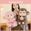 Adorable Cute Monkey Plush Toy Unique Creative Stuffed Animal Doll For Kids