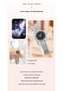 Ofns Women's Light Luxury Quartz Wristwatch - Wheat Ear Design, Round, Waterproof, Fashionable.