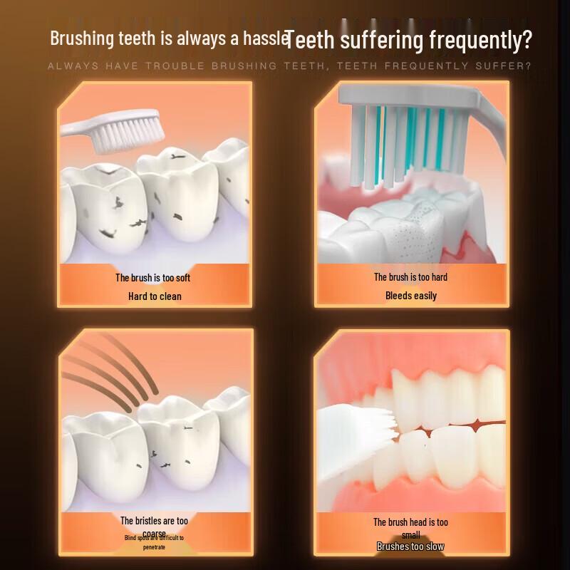 Suky Carbon Bristle Toothbrush Set