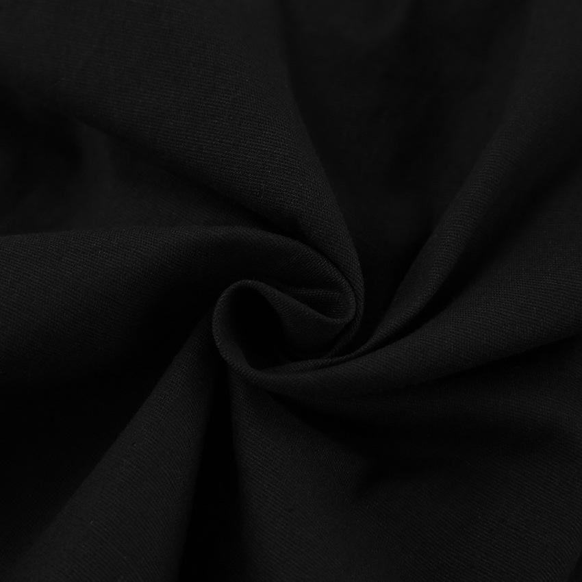2024 Spring Women's Solid Color Cotton Linen A-line Tank Dress - French Loose Fit, Round Neck.