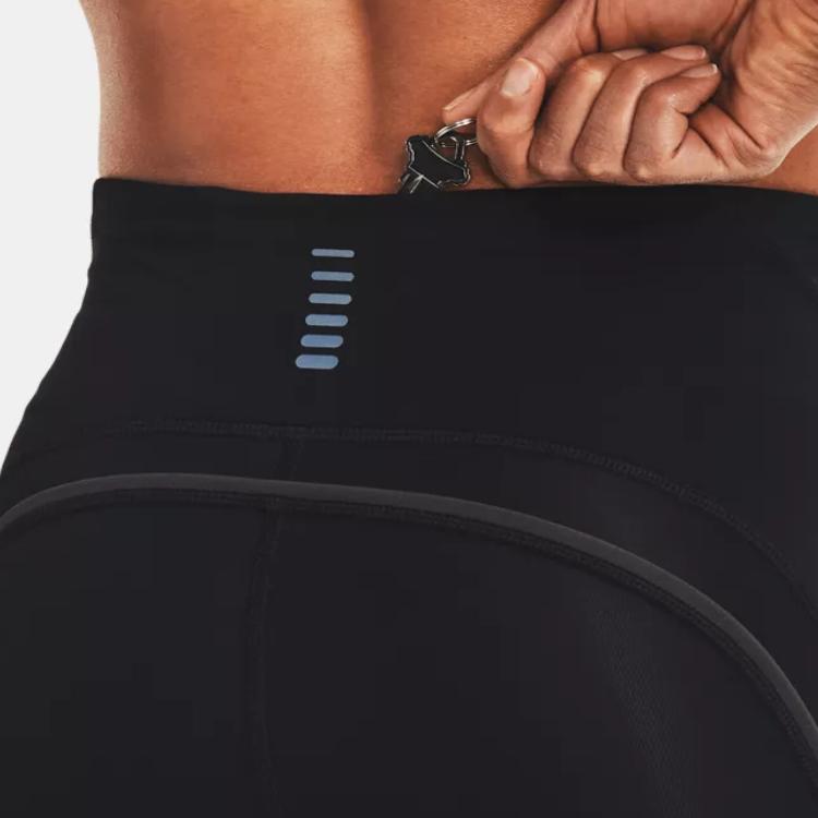 Under Armour Fly Fast 2.0 Mesh Breathable Capri Fitness Leggings Women Bottoms Black 1361386-001