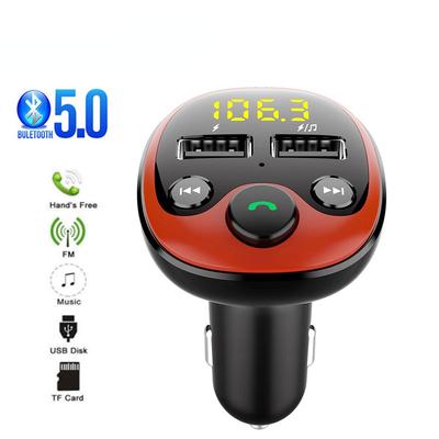 FM Radio Transmitter Car Bluetooth MP3 Player Handsfree Car Kit Dual USB Charger TF U Disk Music Player Car Accessorie