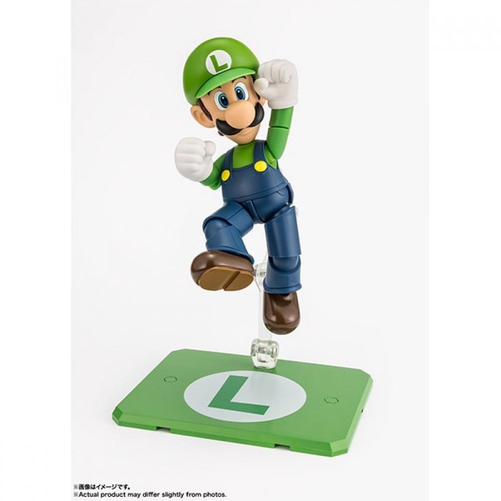 Bandai S.h.figuarts Super Mario Luigi [bemalte Actionfigur ca. 110 mm]