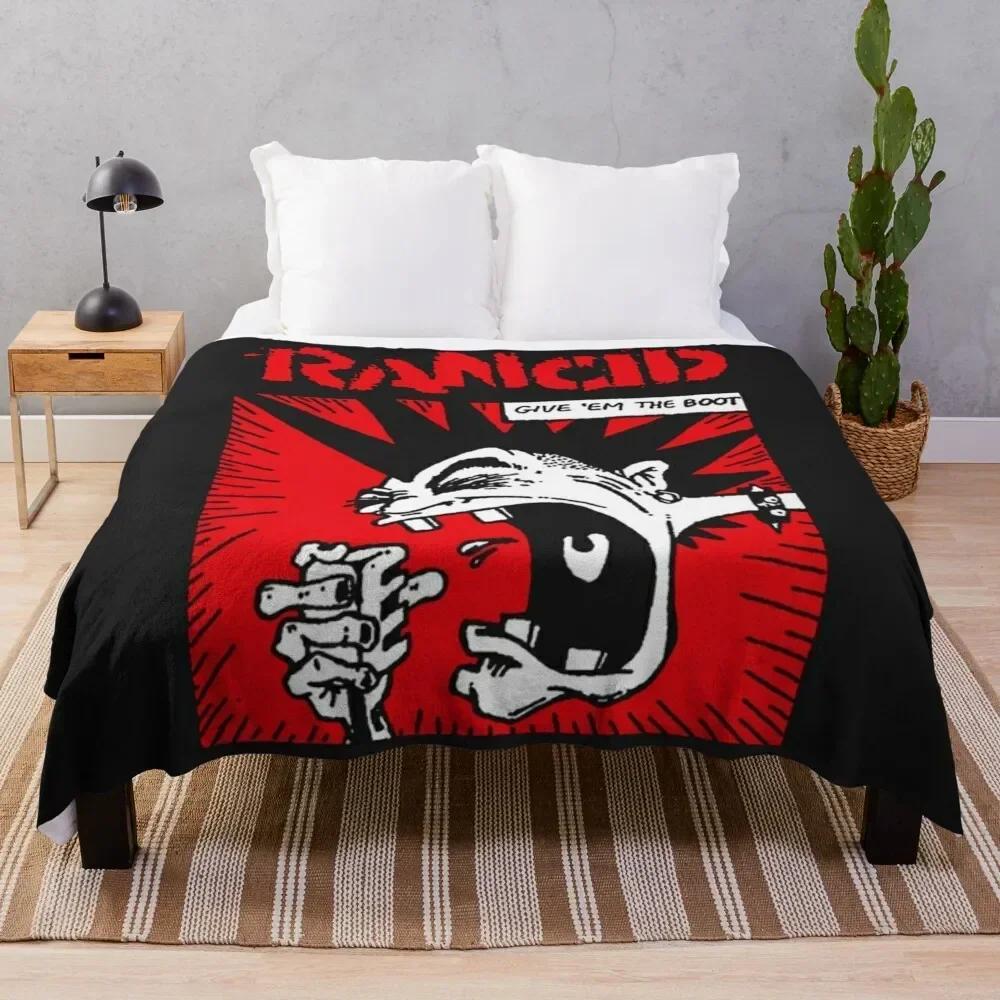Rancid Throw Blanket Plaid on the sofa sofa bed For Baby Blankets 75X95CM