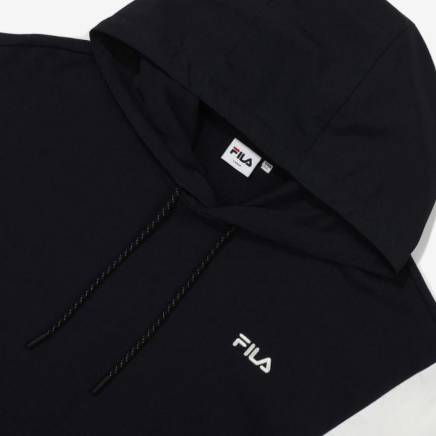 FILA Sweatshirts Men's Black Hooded Moderate Other FS2POE3114X-INA