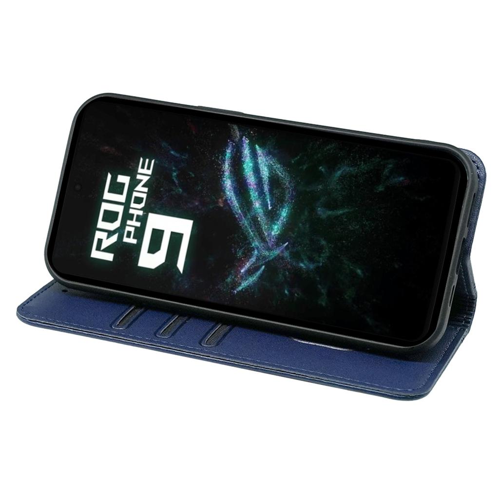 HX01 For Asus ROG Phone 9 5G Wallet Case Magnetic Closing PU Leather Phone Cover