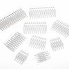 10pcs 5/8/10/12/18/22 Teeth Metal Hair Side Clip Comb Hairpins For Women Wedding Bridal Veil Styling Crafts Jewelry Making Tool