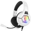 Gaming Headset Over-ear Headphone Earphone RGB Light Noise Cancelling Stereo Sound Wired Button Control for PS5 PS4 Switch PC