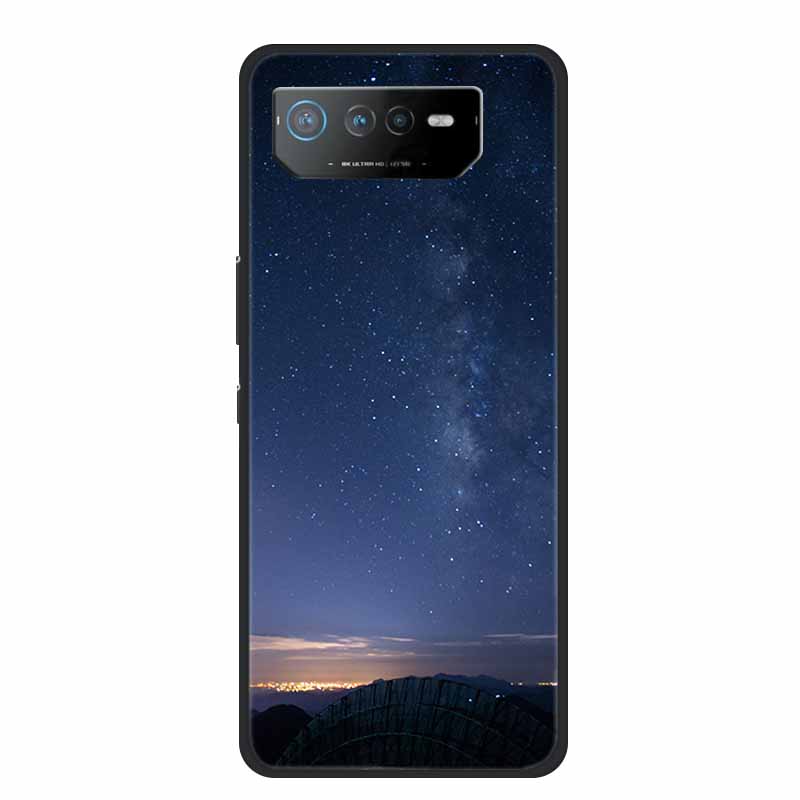 Phone Case For Asus ROG Phone 6D Ultimate Back Cover Case Black TPU Silicone Soft Coque For Asus ROG Phone 6 Pro Case Phone6 Pro