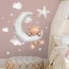 Moon Cloud Big Wall Stickers for Kids Rooms Boys Stars Large Wall Stickers for Kids Rooms Bear Bedroom Decoration