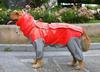 Large Dog Raincoat Reflective Waterproof Dog Clothes Outdoor Rain Coat Jacket Camo Big Dog Rain Raincape Pet Poncho