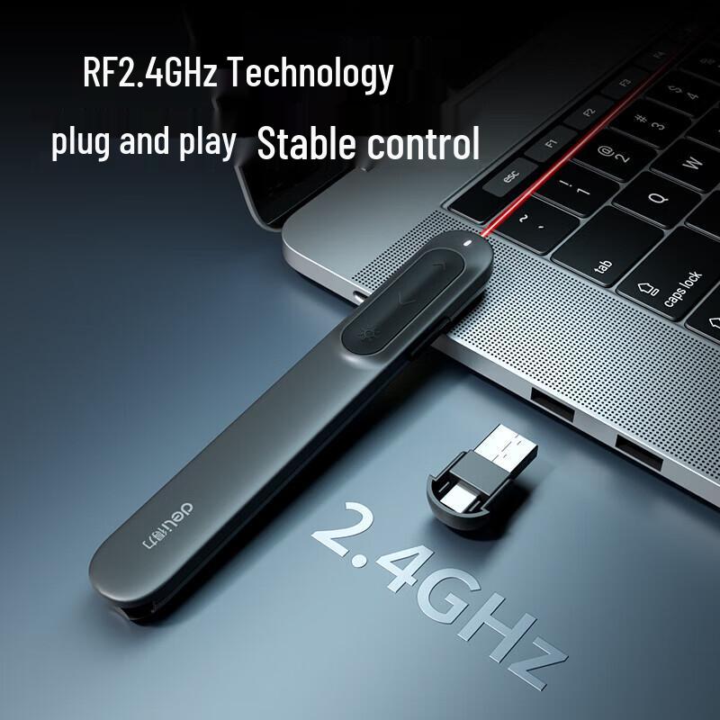 Deli Wireless Red Laser Presenter