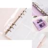 Transparent Sparkling Large Capacity 6hole Album With Pp Cover For Gift Giving And Collecting
