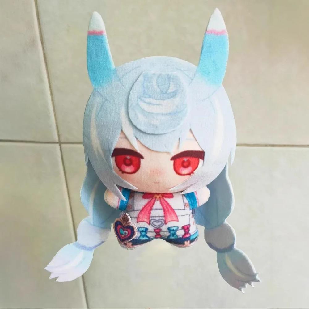 10cm Anime Genshin Impact Anaxagoras Mavuika Qiqi Shenhe Plushie Stuffed Plush Doll Toys Pendants Keychain Birthday Xmas Gift