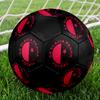 SK Slavia Praha Soccer Ball, Colorful, Suitable for All Ages, Machine-stitched, PVC Material, Competition Grade, Durable and High Bounce