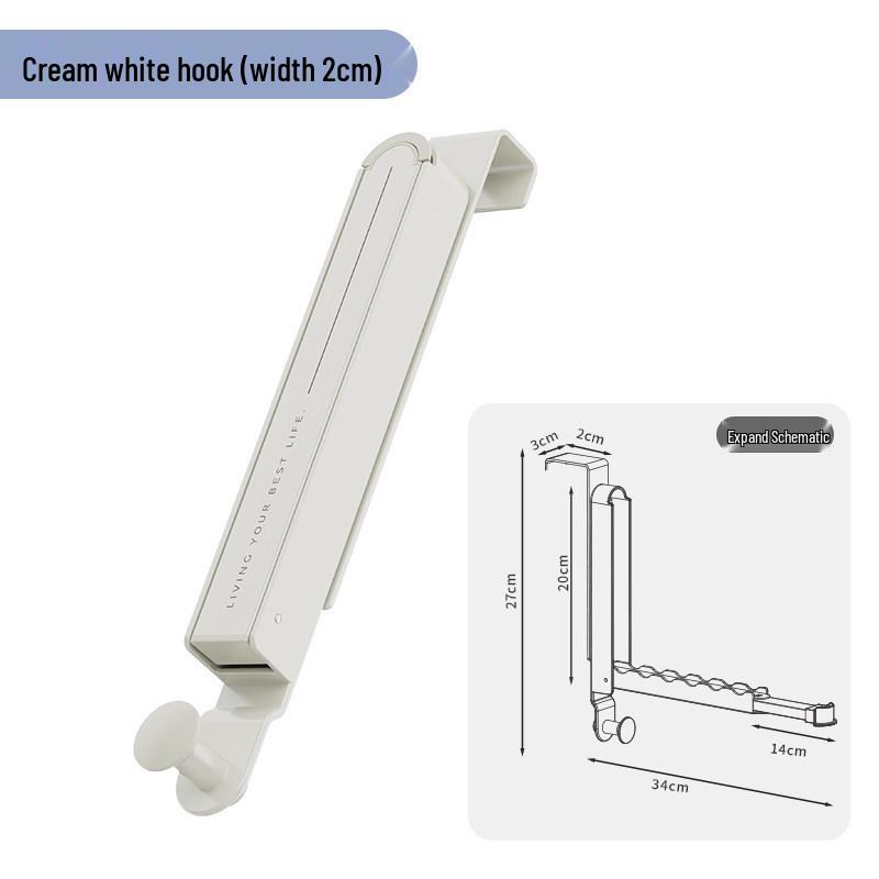 Retractable Wall-Mounted Clothes Drying Rack for Balcony