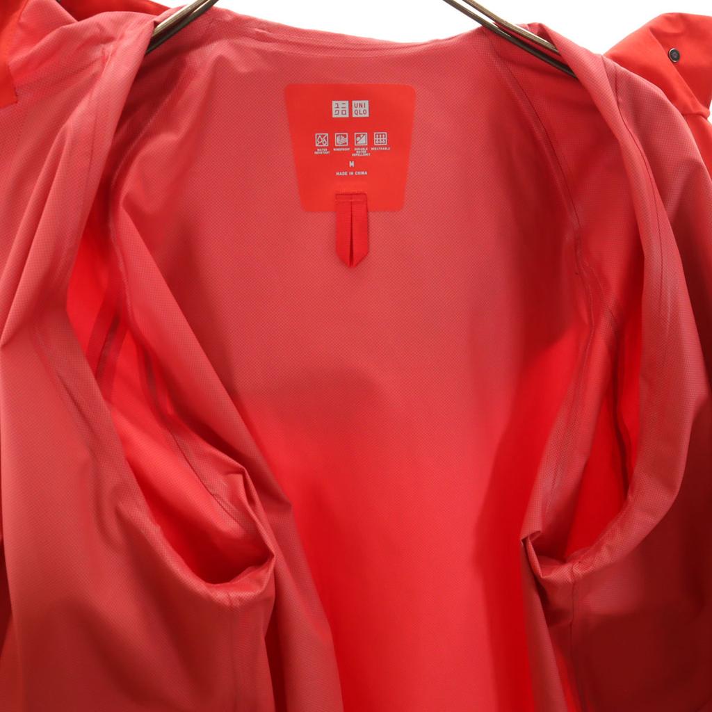 Uniqlo Block Tech Halbmantel M Rot Damen Gebraucht