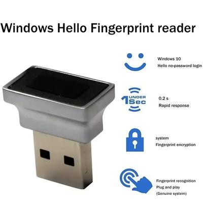Windows 10 11 USB Fingerprint Reader Module Biometric Scanner Padlock Laptop Accessories For Hello Fingerprint Unlock Function
