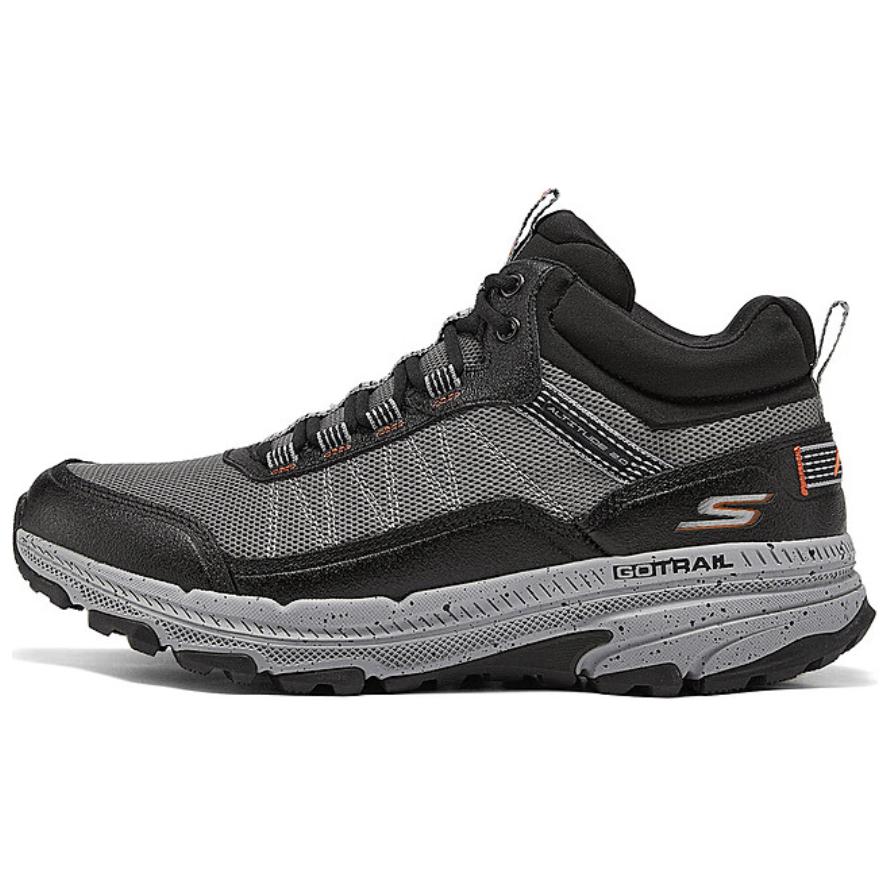 Skechers Go Run Trail Comfortable Durable Mid-Top Running Shoes Men running shoes Gray 220758C-CCOR 41