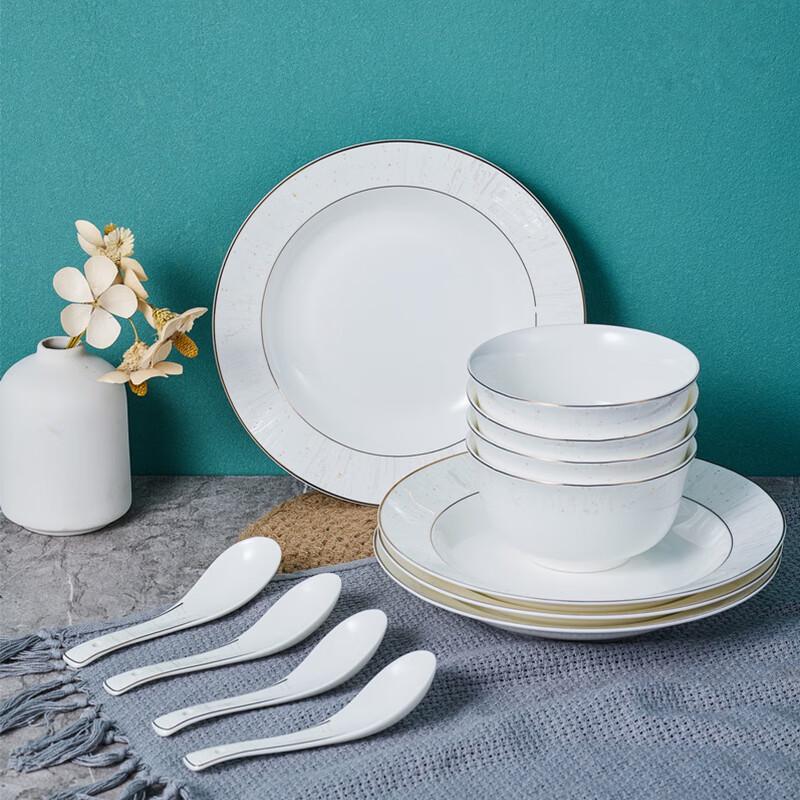 Corelle Brands 12-Piece Nordic Style Dinnerware Set