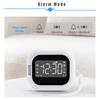 Vibrating Alarm Clock with FM Radio and Rechargeable 1800mAh Battery, for Heavy Sleepers, Elderly,
