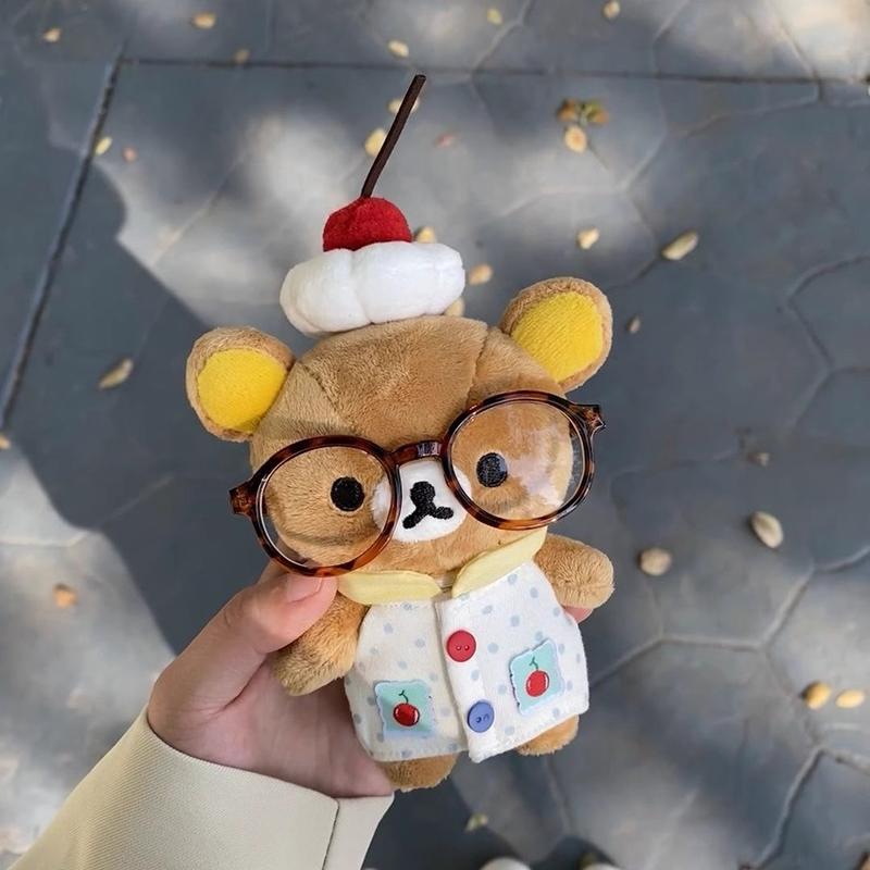 Easy Bear Dessert Chef Easy Bear Small Pendant Cute Cartoon Plush Doll Super Cute Small Toy Keychain