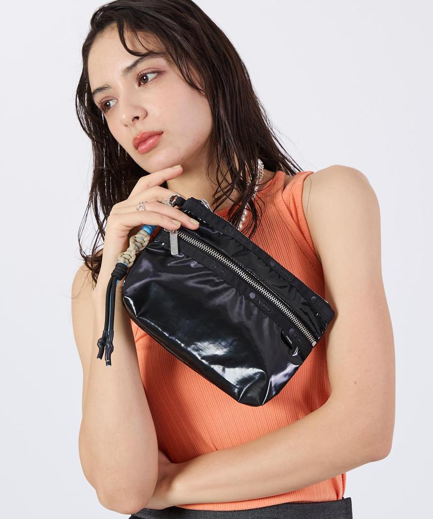 COSMETIC CLUTCH WCHRM1614Black Shine AmeriLeSportsacAmeri