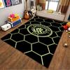 Football Themed Rug with Manchester City Logo Suitable for use as an anti-slip game mat for living room and bedroom sofas