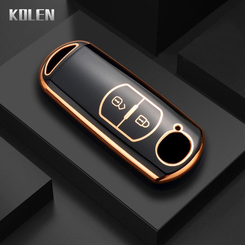 New Tpu Car Remote Key Case Cover Shell For Mazda 2 3 6 Bl Bm Gj Atenza Axela Demio Cx3 Cx-3 Cx5 Cx-5 Cx7 Cx9 Mx5 Ke Kf Keyless