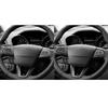 For Ford Escape 2017-2019 Carbon Fiber Steering Wheel Button Frame Panel Cover Trim Car Accessories Interior Decoration Sticker
