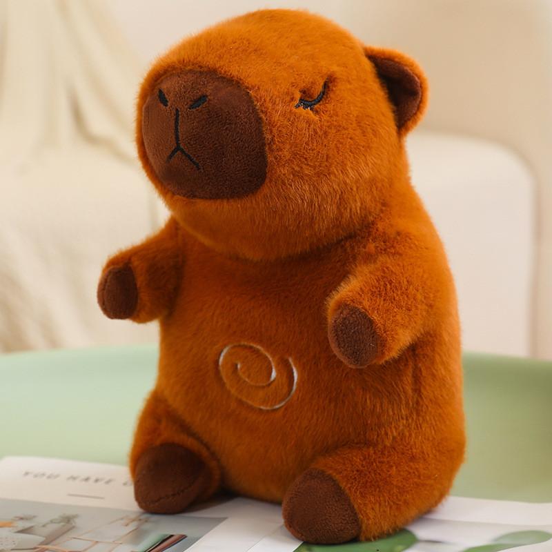 Cute And Adorable New Breathable Bear Capybara Plush Toy With Music For Kids