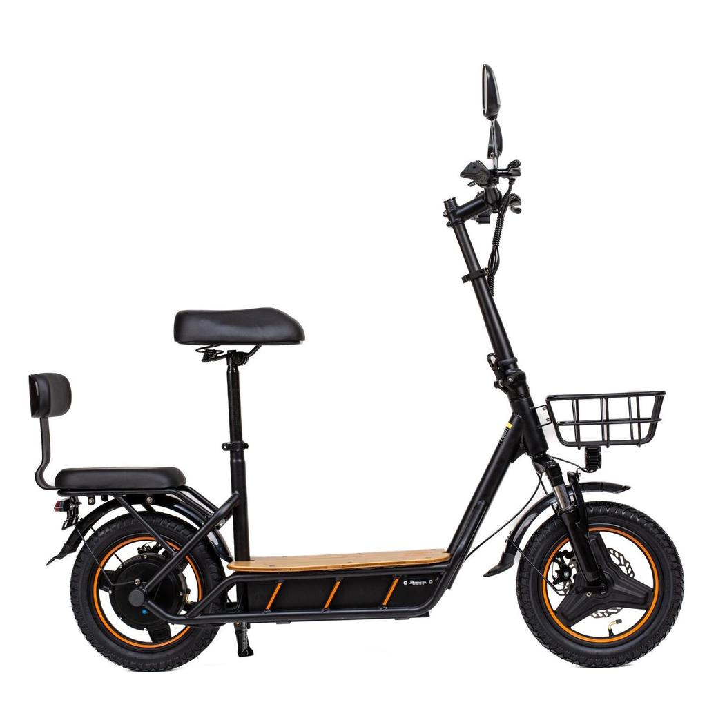 Kukirin C1 Pro Foldable Electric Scooter with Seat 500W Motor 48V26Ah Battery 45km/h Max Speed 100km Range