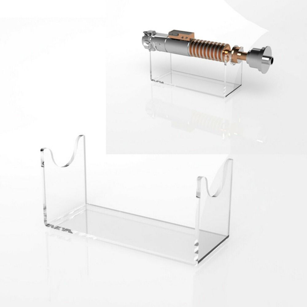 2Pcs/set Strong Acrylic Shofar Bracket Stand Transparent Design U-shaped Rack Holder  Christmas