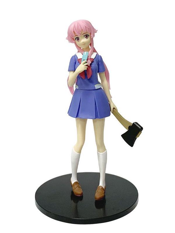 Future Diary REDIAL Anime Figure School Orm Schooirl Figure Collectable PVC Static Figure for Fans and Collectors