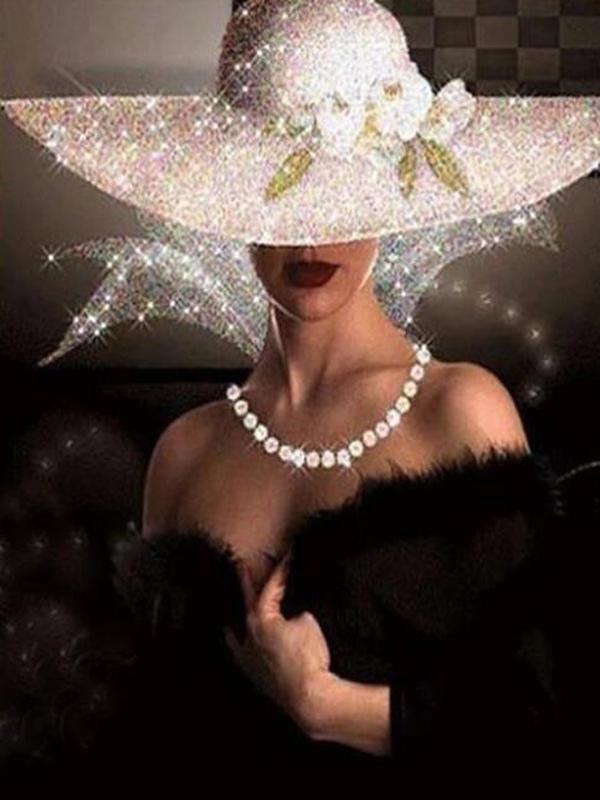 

DIY 5D Алмазна картина Сексуальна жінка Повний квадрат Кругла свердла Вишивка стразами Модна дівчина Мозаїка Набори для вишивання хрестом Декор для стін AA4669 Round drill 30x40cm зелений