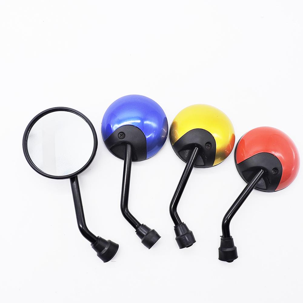 

7 цветов, универсальные зеркала заднего вида для мотоцикла, боковые зеркала для мотоцикла, скутера, модифицированные утюги, пластиковый корпус, винт 10 мм