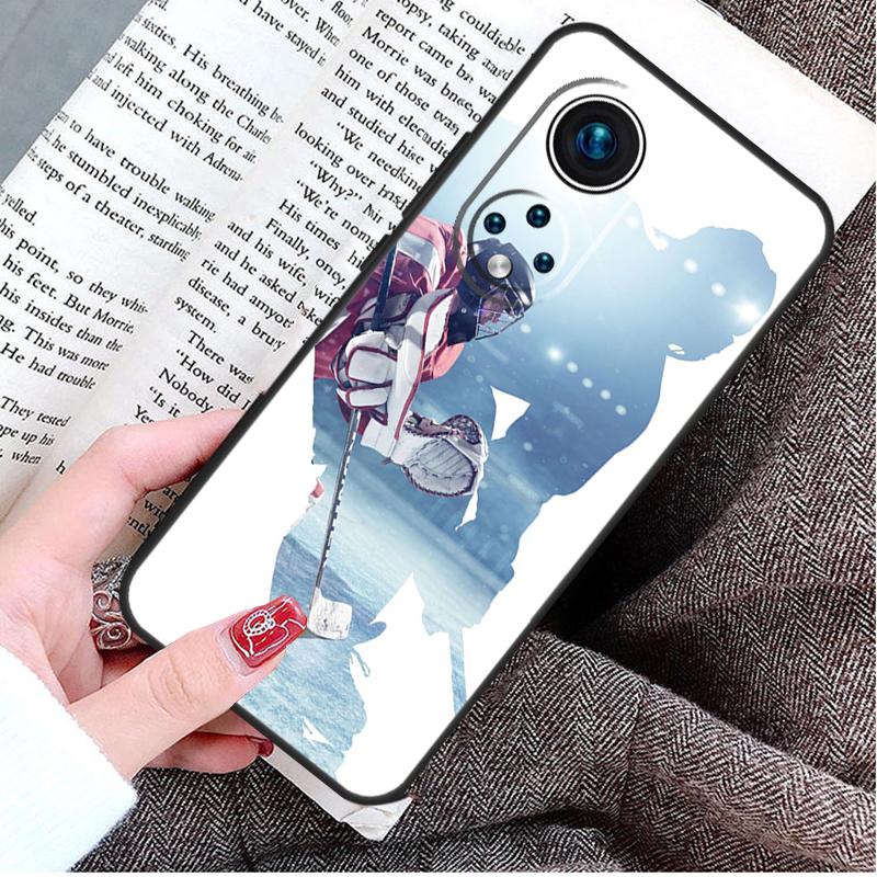 Ice Hockey Player Case For Honor Magic 5 Lite 6 Pro 50 70 90 Honor X8b X9b X6 X7 X8 X9 X6a X7a X8a X9a Cover