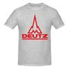 Deutz Vol Katoen Gevoel T-shirt Retro Straat Duurzaam Korte Mouw