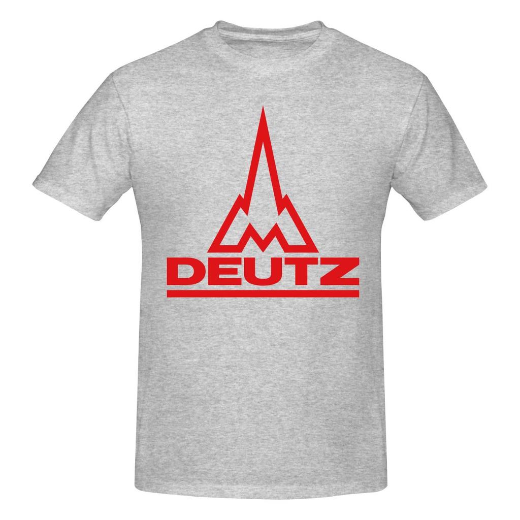 Deutz Vol Katoen Gevoel T-shirt Retro Straat Duurzaam Korte Mouw