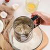 Kitchen Gadget for Cakes - Hand - Screened Sugar Mesh, Baking Sieve Strainer, Stainless Steel Flour Sieve Cup Powder Sieve Mesh