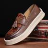Men Loafers Shoes Leather Shoes Men's Summer Youth British Style Lazy Loafers Casual Shoes Man Chaussure Homme