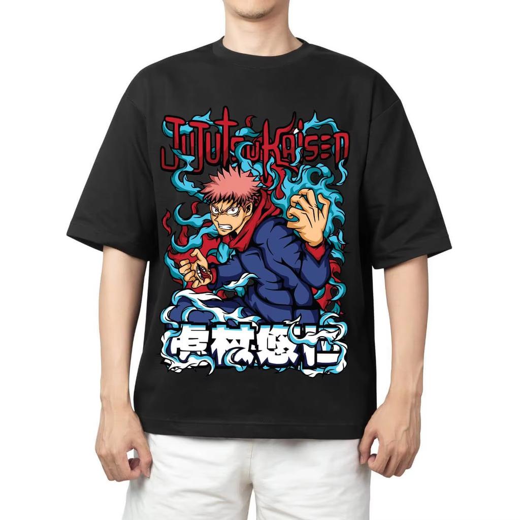 2026 Anime Jujutsu Kaisen Ryomen Sukuna Printed T Shirts Men Women Hip Hop T-shirt Print Crew Neck Casual T Shirt